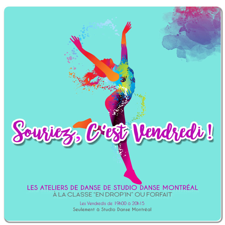 les ateliers de danse de Studio Danse Montréal à 15$