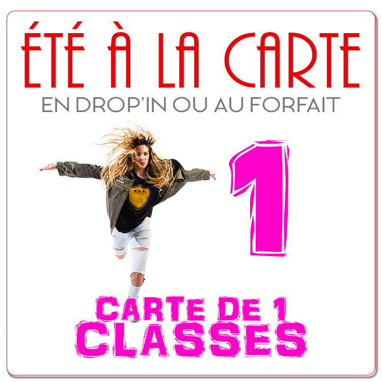 Inscription à 1 seul cours de danse en Individuel à la session