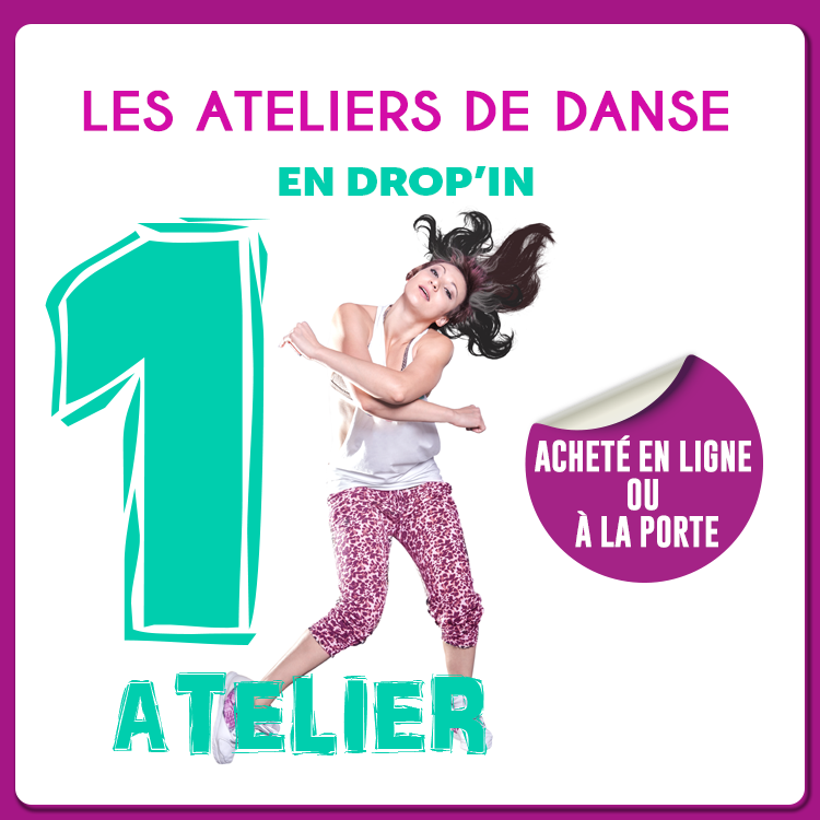 Code-Promo pour 1 Atelier de danse