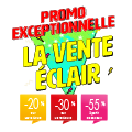 La Vente Éclair, Rabais Spéciaux des cours à la session