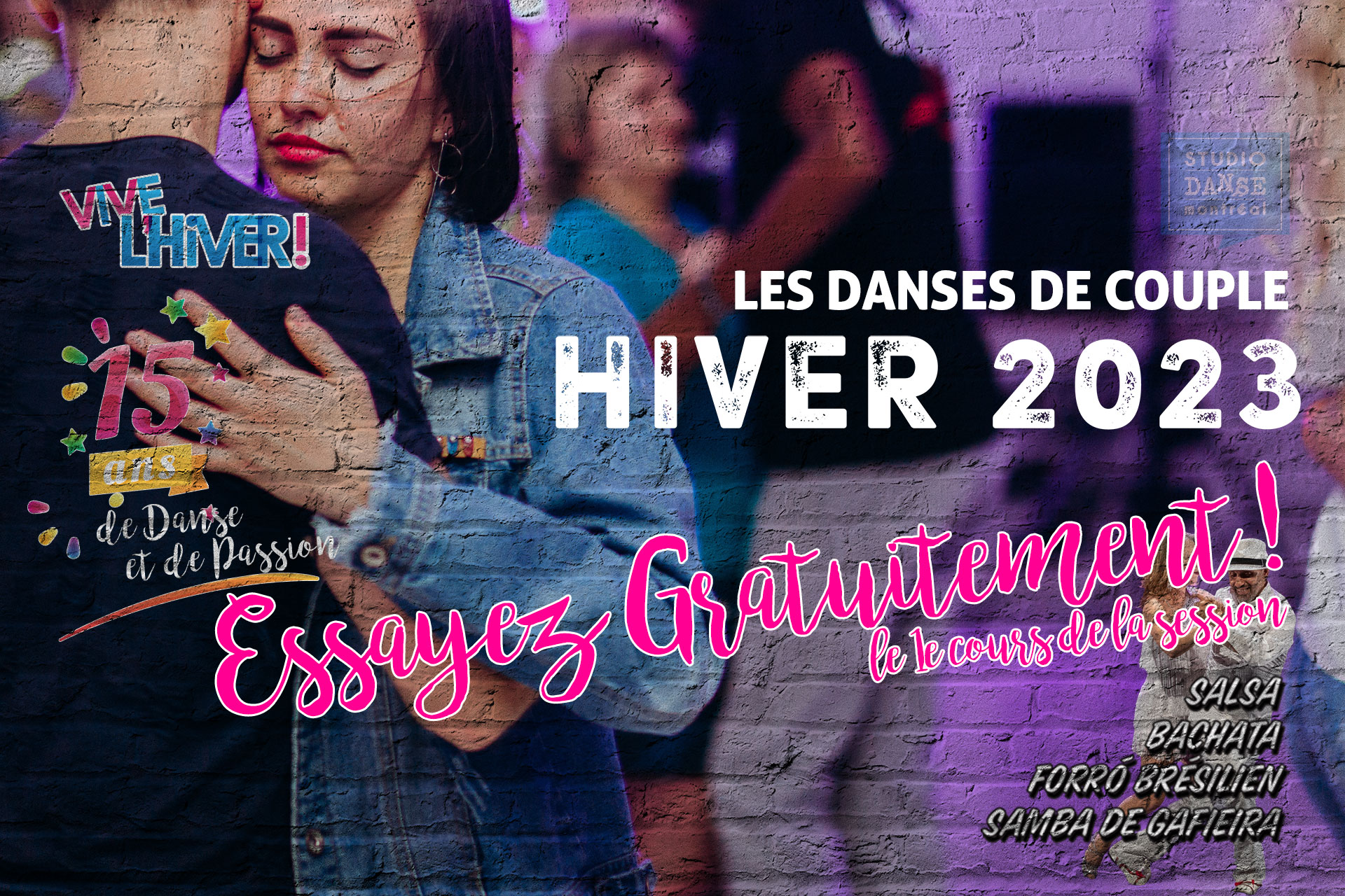 Studio Danse Montréal présente, la Session d'Hiver
